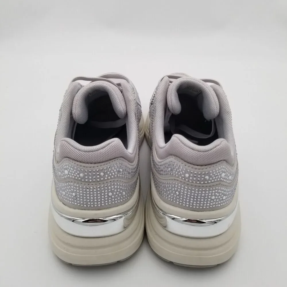 NWOB Skechers Street Hazel - Dazzle N Dash Sneaker Light Grey Women's Size 11